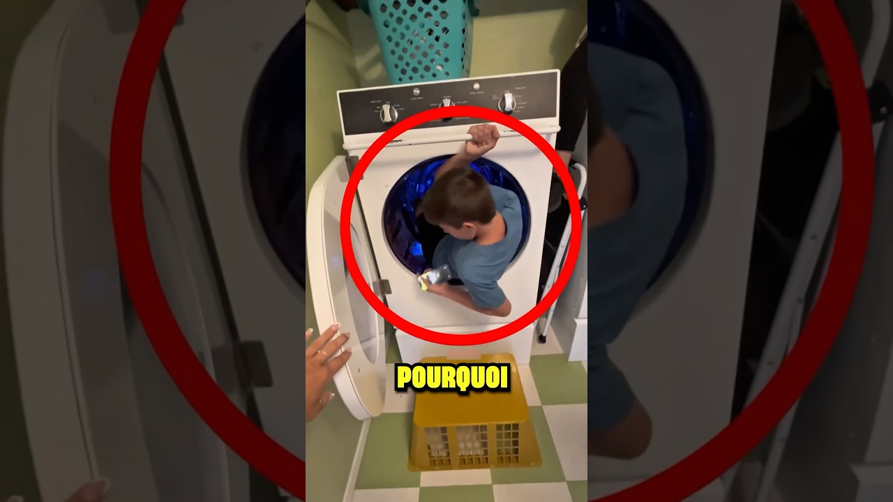 Une incroyable pièce secrète à l'intérieur du LAVE LINGE