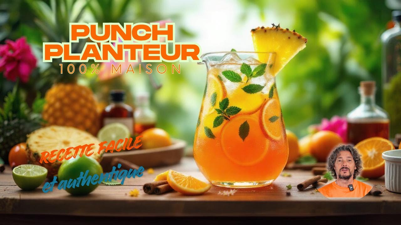 🍹 PUNCH PLANTEUR MAISON : La Recette authentique des Antilles !
