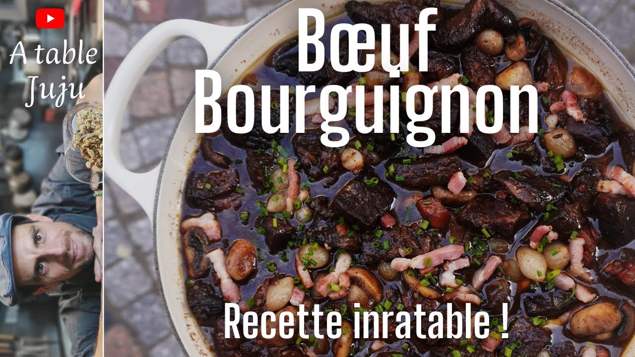 Bœuf Bourguignon Traditionnel - Recette Facile et Savoureuse !