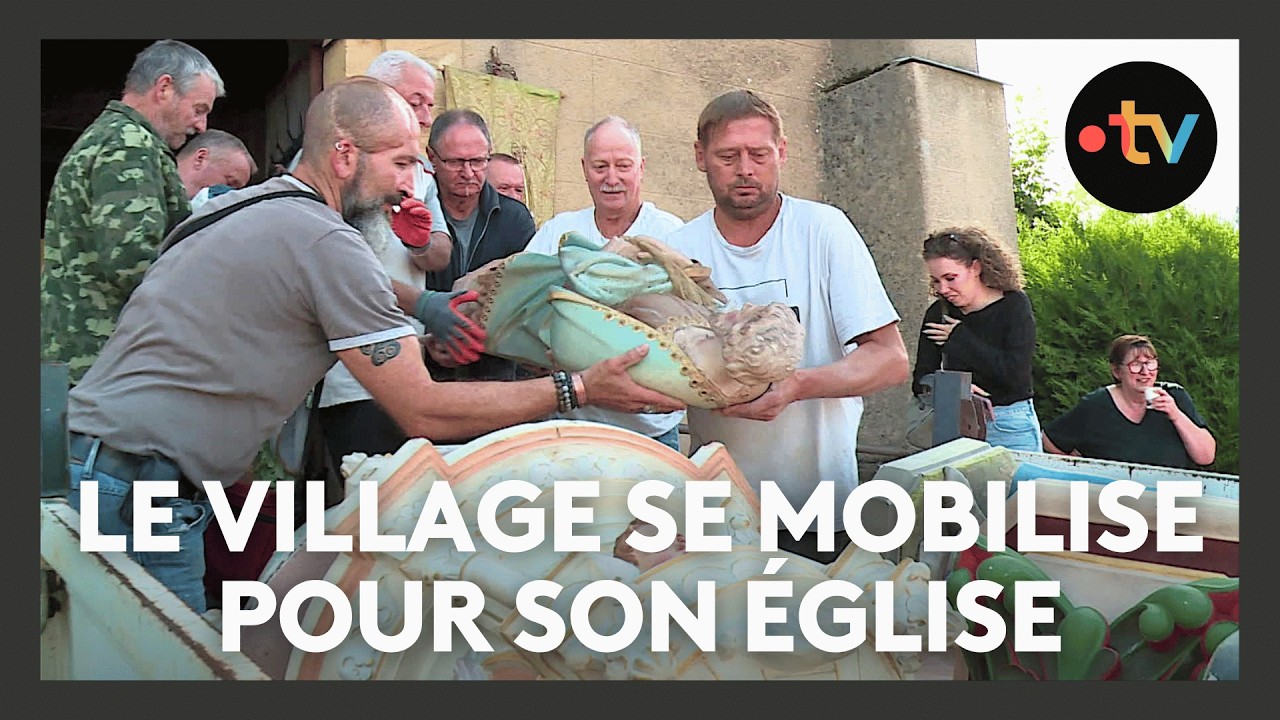 Suite à un don anonyme, tout un village se mobilise pour sauver son église