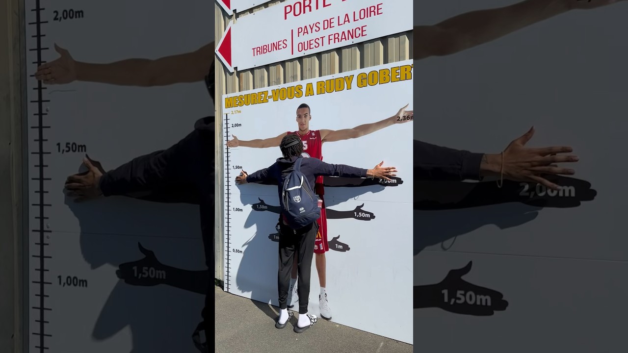 A votre avis, qui a la plus grande envergure de l’équipe ? 🤔#basketball #nba #rudygobert