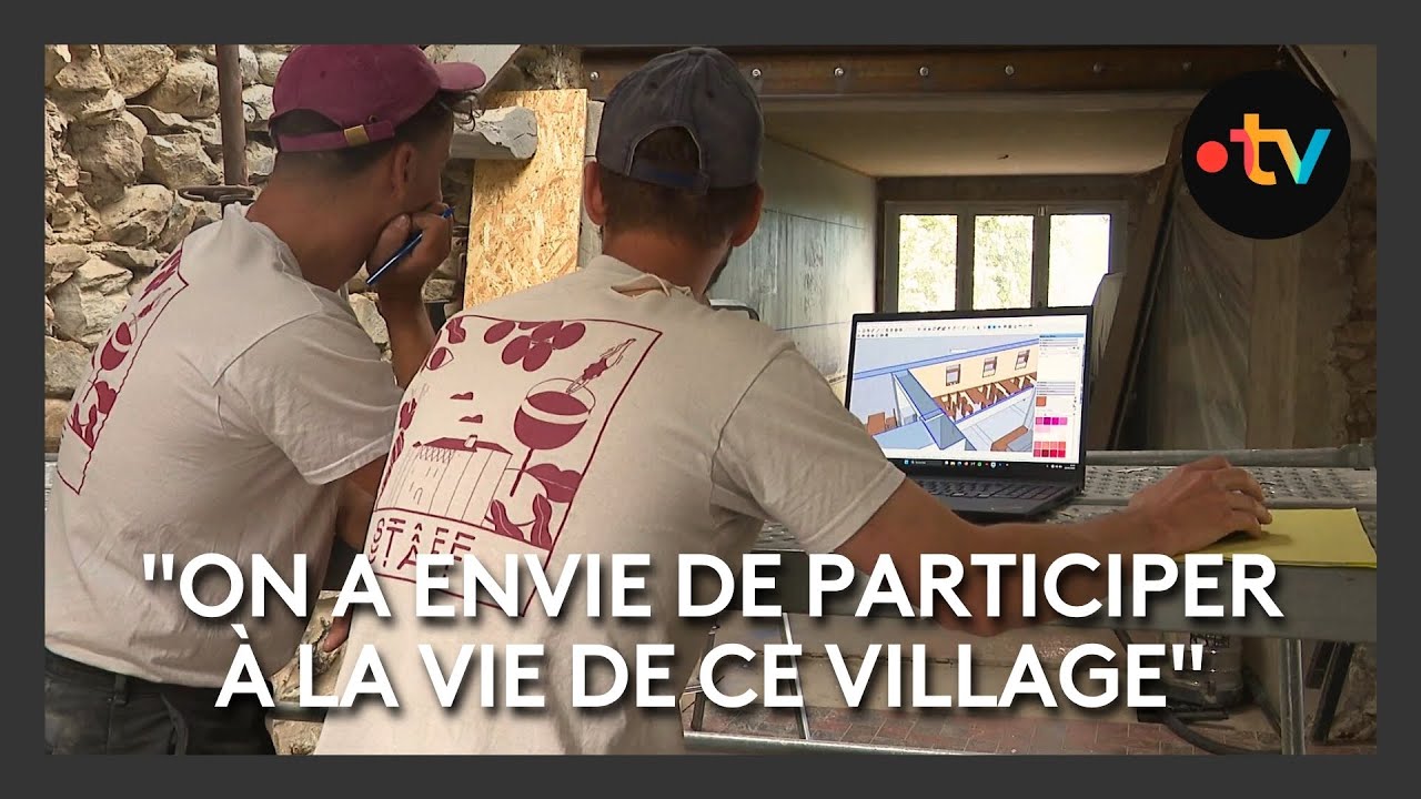 Quatre amis font revivre un bistrot, seul commerce de la commune de Venon en Isère