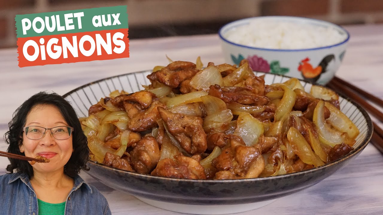 Poulet aux Oignons🍗🧅Aussi Bon que le Bœuf aux Oignons | Rapide simple à faire avec peu d'ingrédients