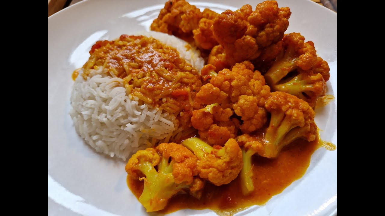 CURRY DE CHOU-FLEUR AU LAIT DE COCO 🥦