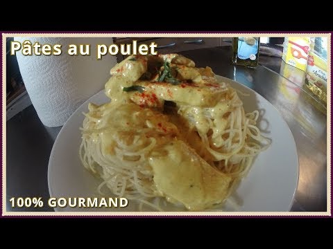 Recette de pâtes au poulet