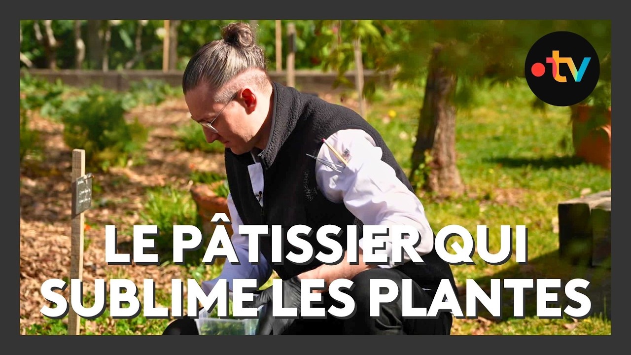 Adrien Salavert, champion de France de pâtisserie qui sublime les plantes aromtiques