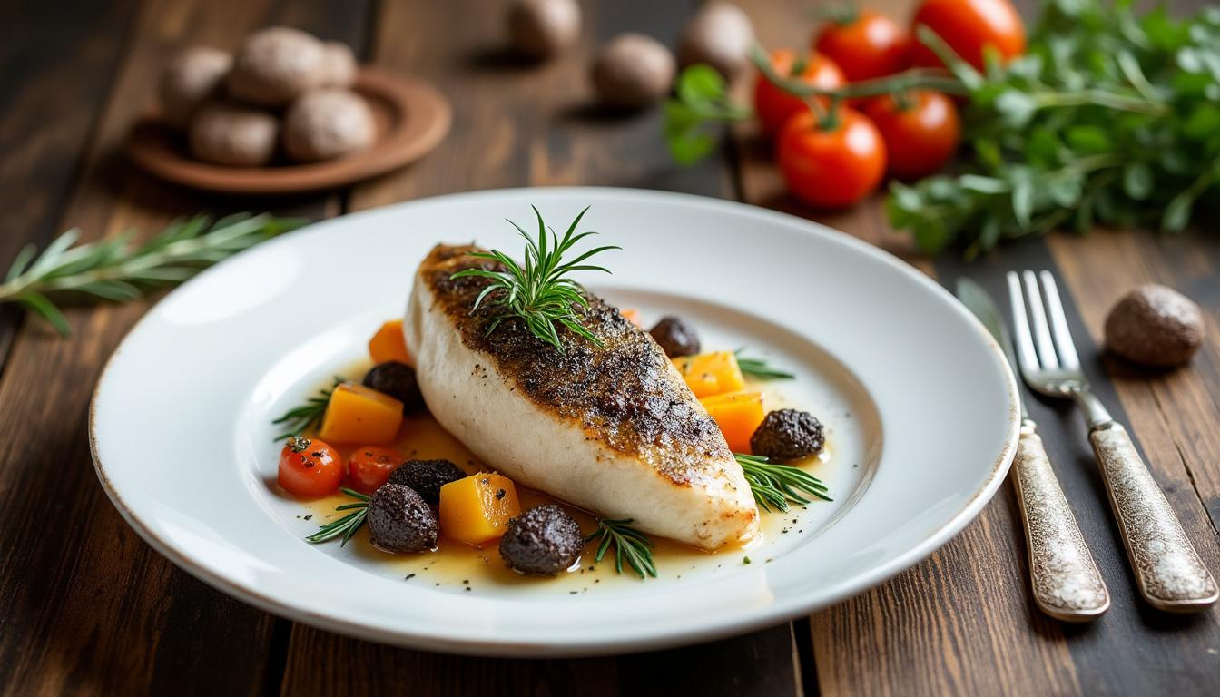 découvrez les secrets d'une cheffe nîmoise pour sublimer les saveurs du terroir avec un dos de saint-pierre truffé, une recette raffinée et gourmande alliant tradition et innovation.