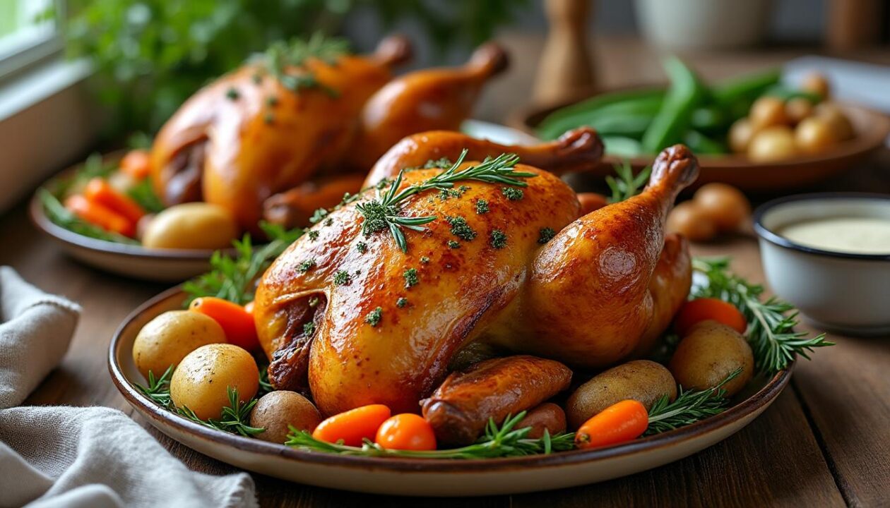 découvrez des recettes savoureuses pour sublimer les volailles fermières et régaler vos convives avec des plats authentiques et gourmands.