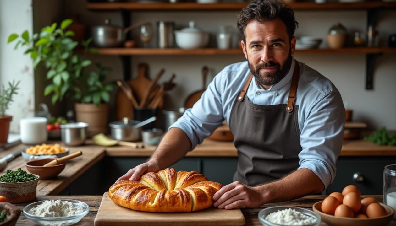 découvrez la recette exclusive du saucisson brioché de jean-françois piège, un tendre souvenir d'enfance transmis par sa maman, alliant tradition et gourmandise.