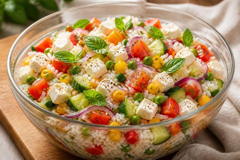 Salade de riz : la recette fraîche et facile à varier