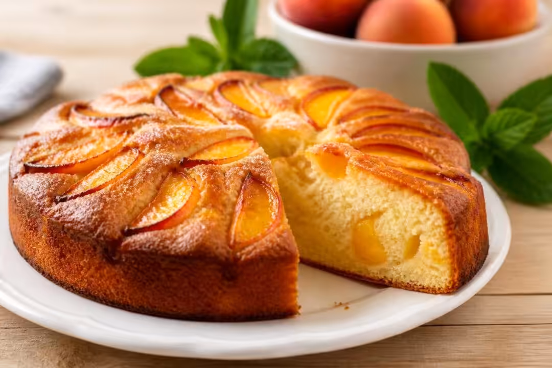découvrez notre recette gourmande de gâteau moelleux aux pêches, un dessert fruité et fondant parfait pour toutes les occasions.