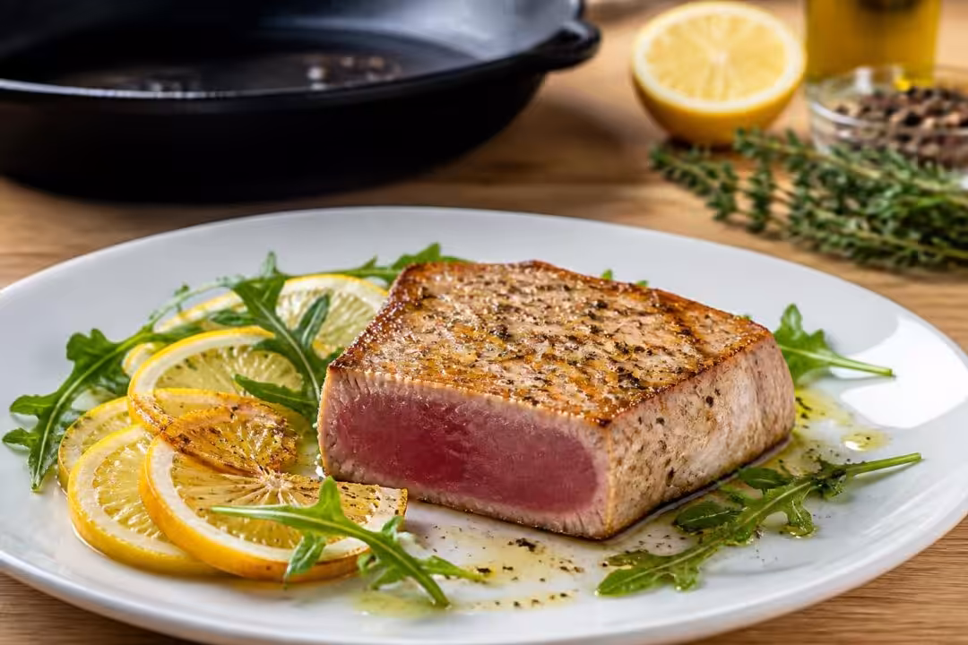 découvrez notre recette simple et rapide de thon poêlé, un steak de thon savoureux à préparer en quelques minutes pour un repas sain et gourmand.