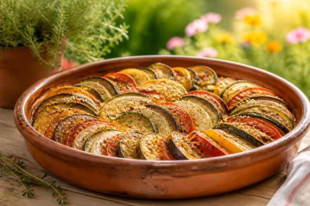 découvrez notre recette facile de tian aux légumes, un plat coloré et savoureux parfait pour profiter des saveurs d'été.