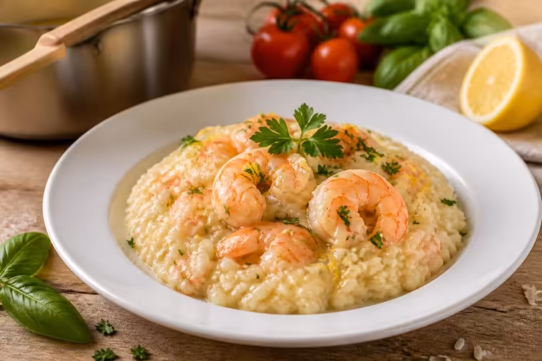 découvrez notre recette facile et gourmande de risotto aux crevettes, parfaite pour un repas savoureux et rapide à préparer.